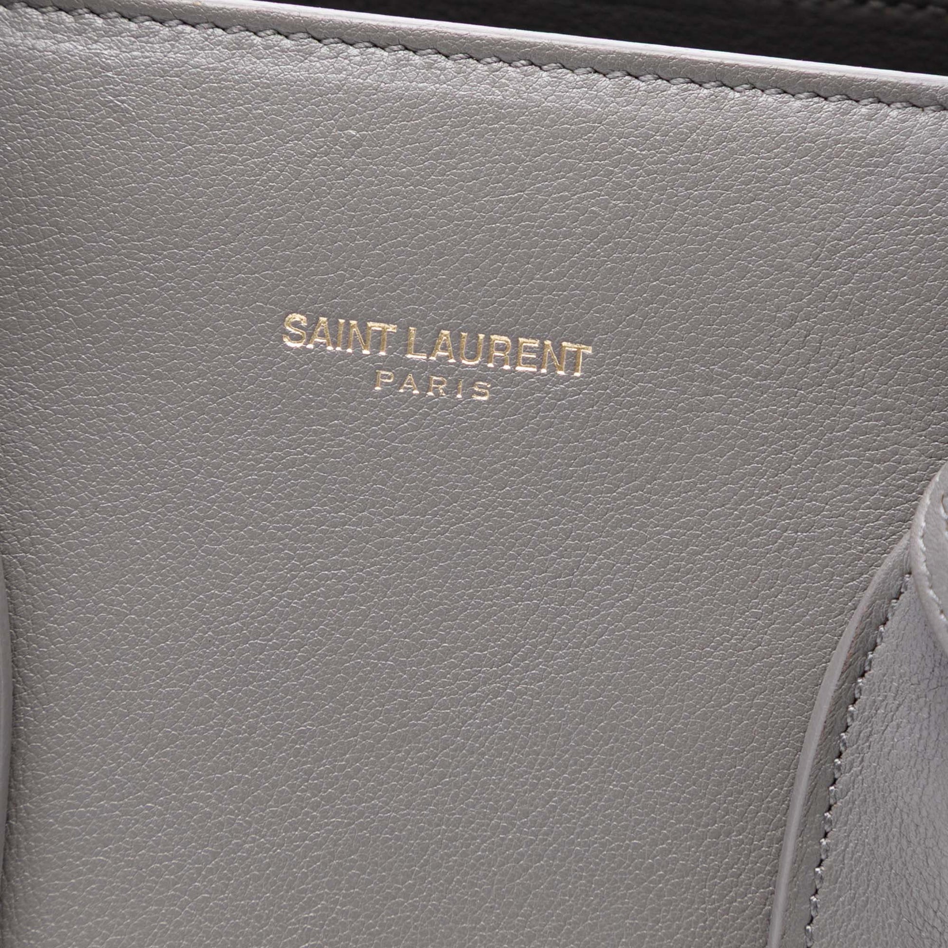 Saint Laurent Small Leather Sac De Jour Satchel