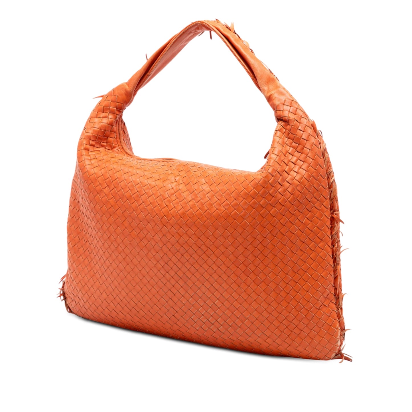 Bottega Veneta Large Nappa Intrecciato Fuzzy Veneta Hobo