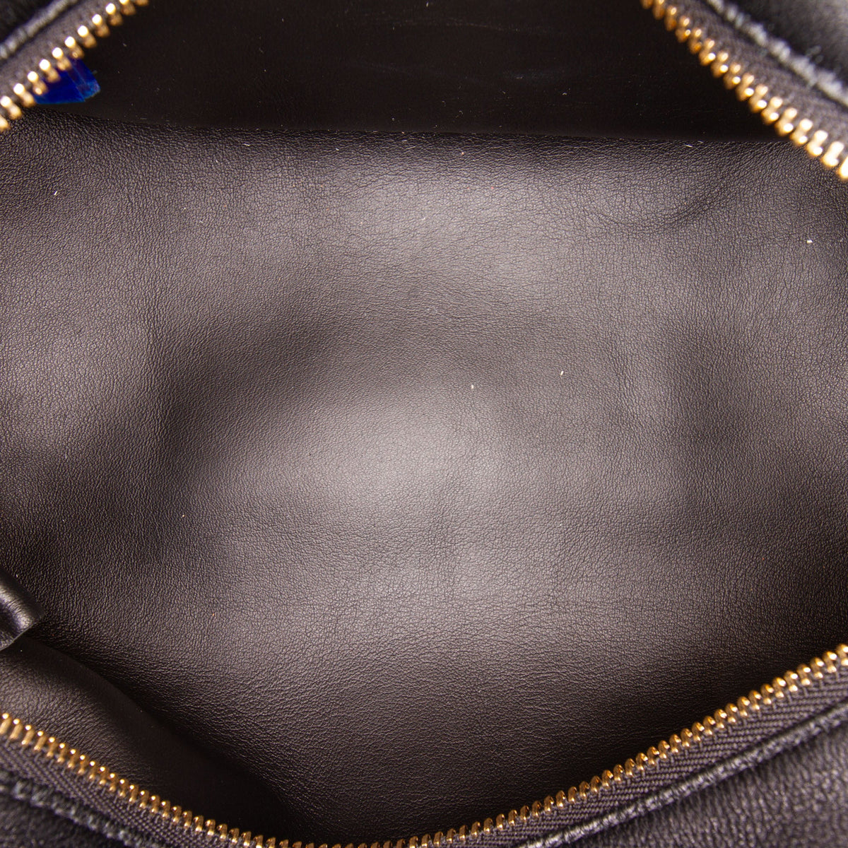 Ferragamo Leather Vara Plate Convertible Bowling Bag — Black