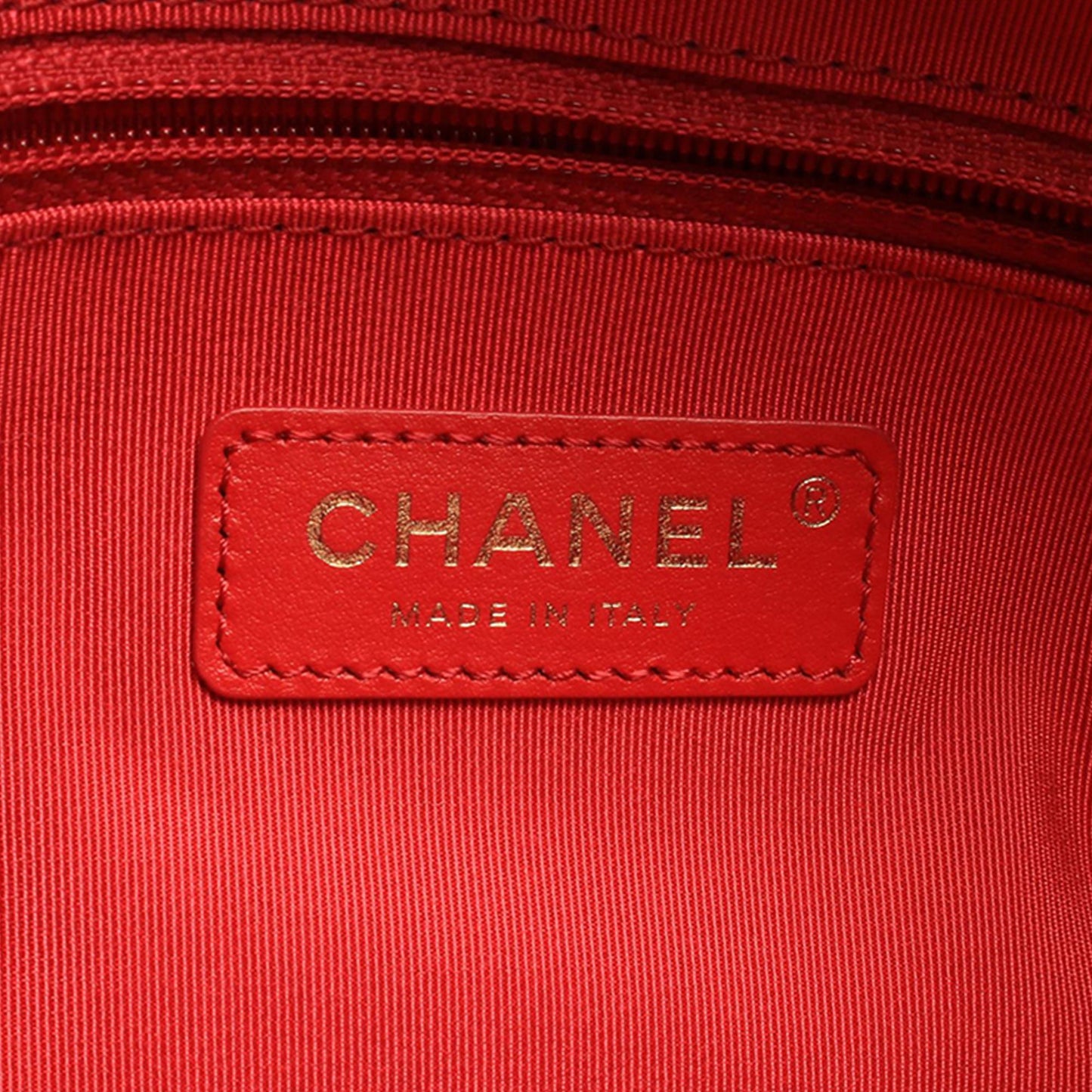 Chanel CC Lambskin Fringed Drawstring Bucket Bag