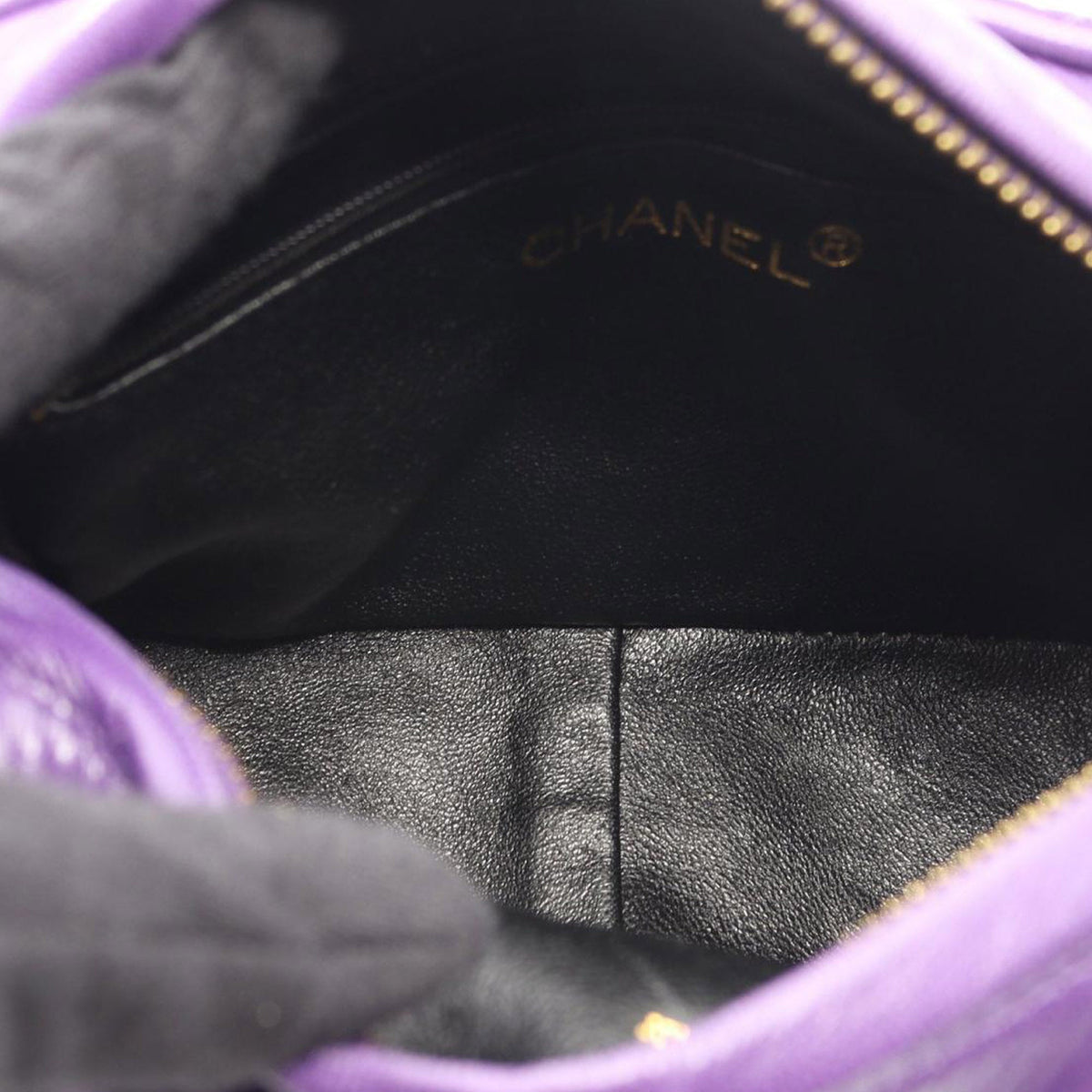 Chanel CC Quilted Velour Tassel Camera Bag