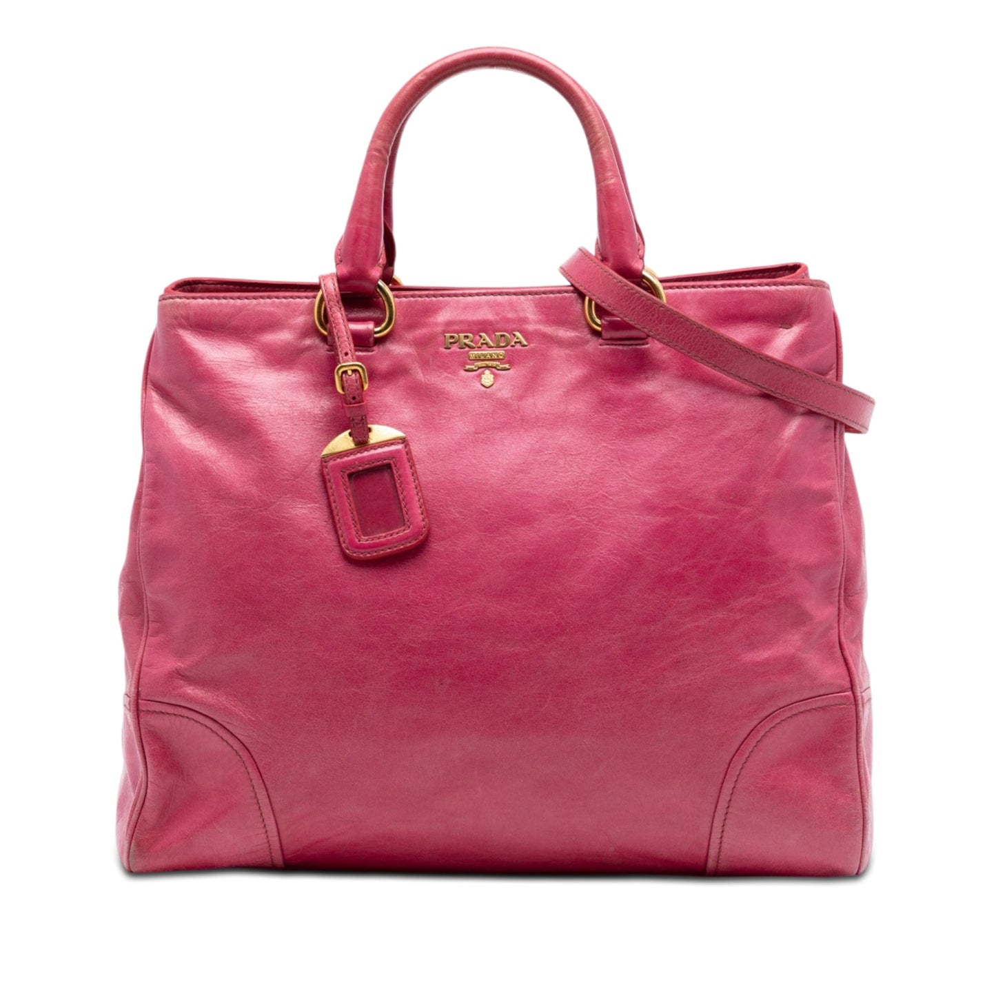 Prada Vitello Shine Satchel