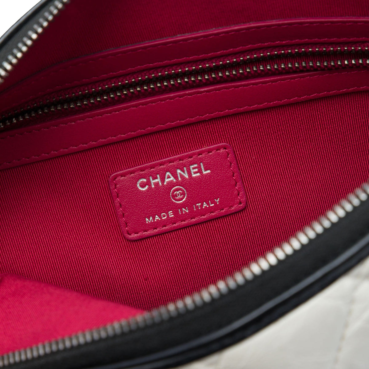 Chanel Medium Bicolor Quilted Aged Calfskin Gabrielle O Case Clutch