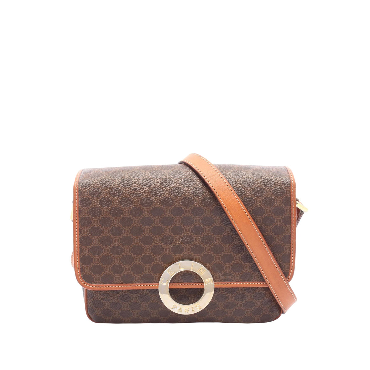 Celine Macadam Crossbody — Brown