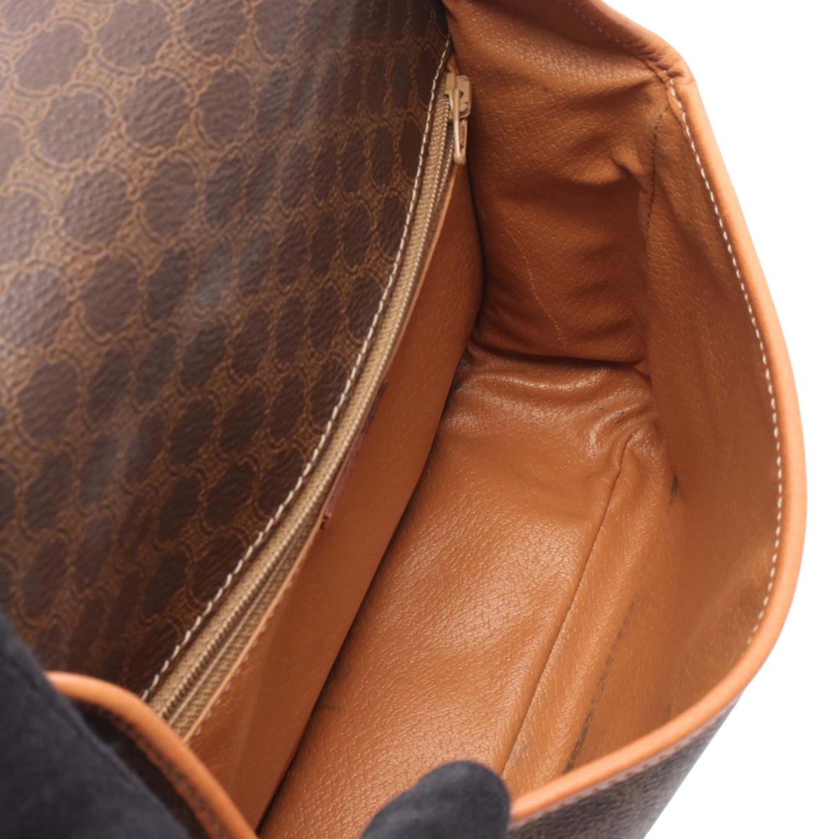 Celine Macadam Crossbody — Brown