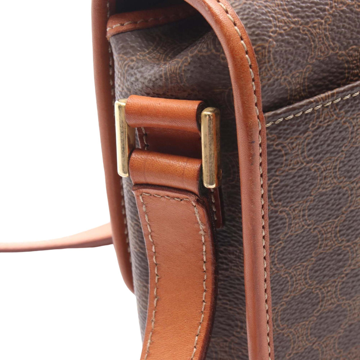 Celine Macadam Crossbody — Brown