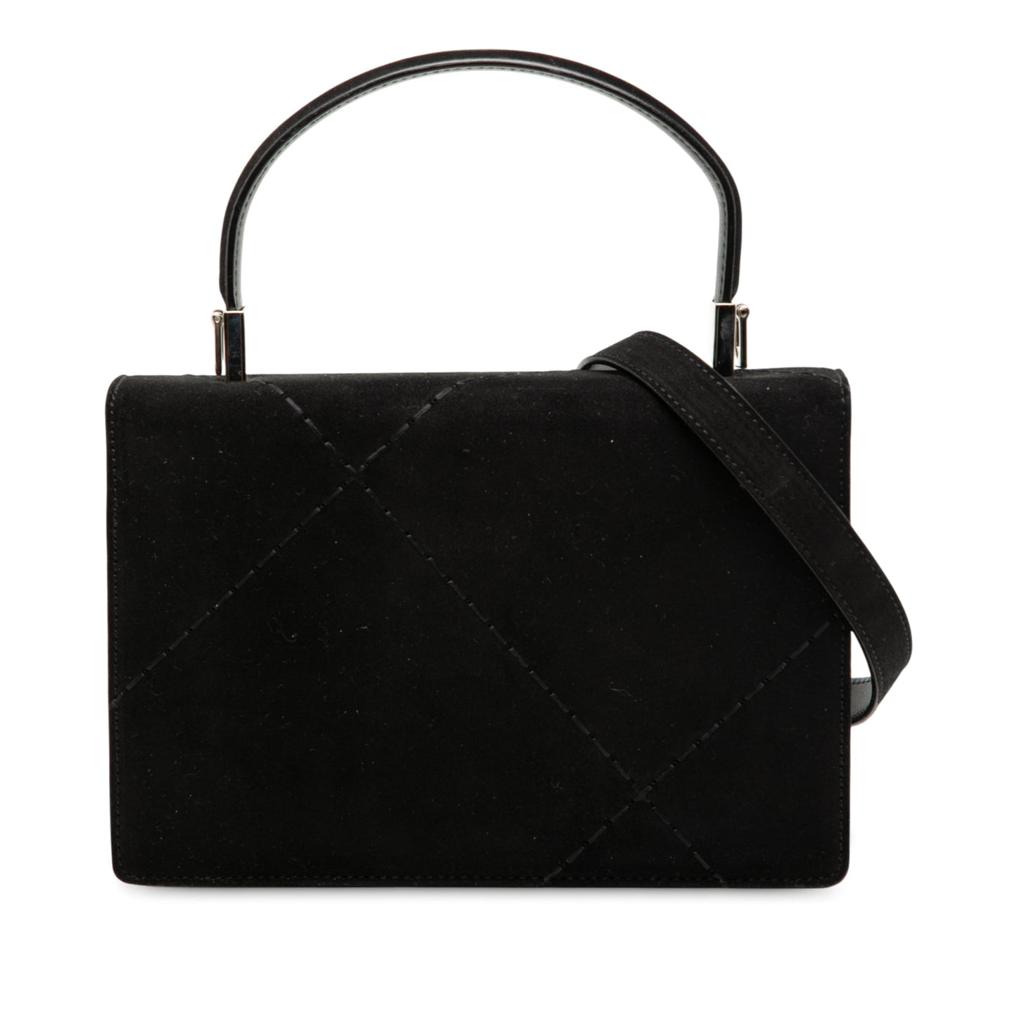 Ferragamo Suede Satchel
