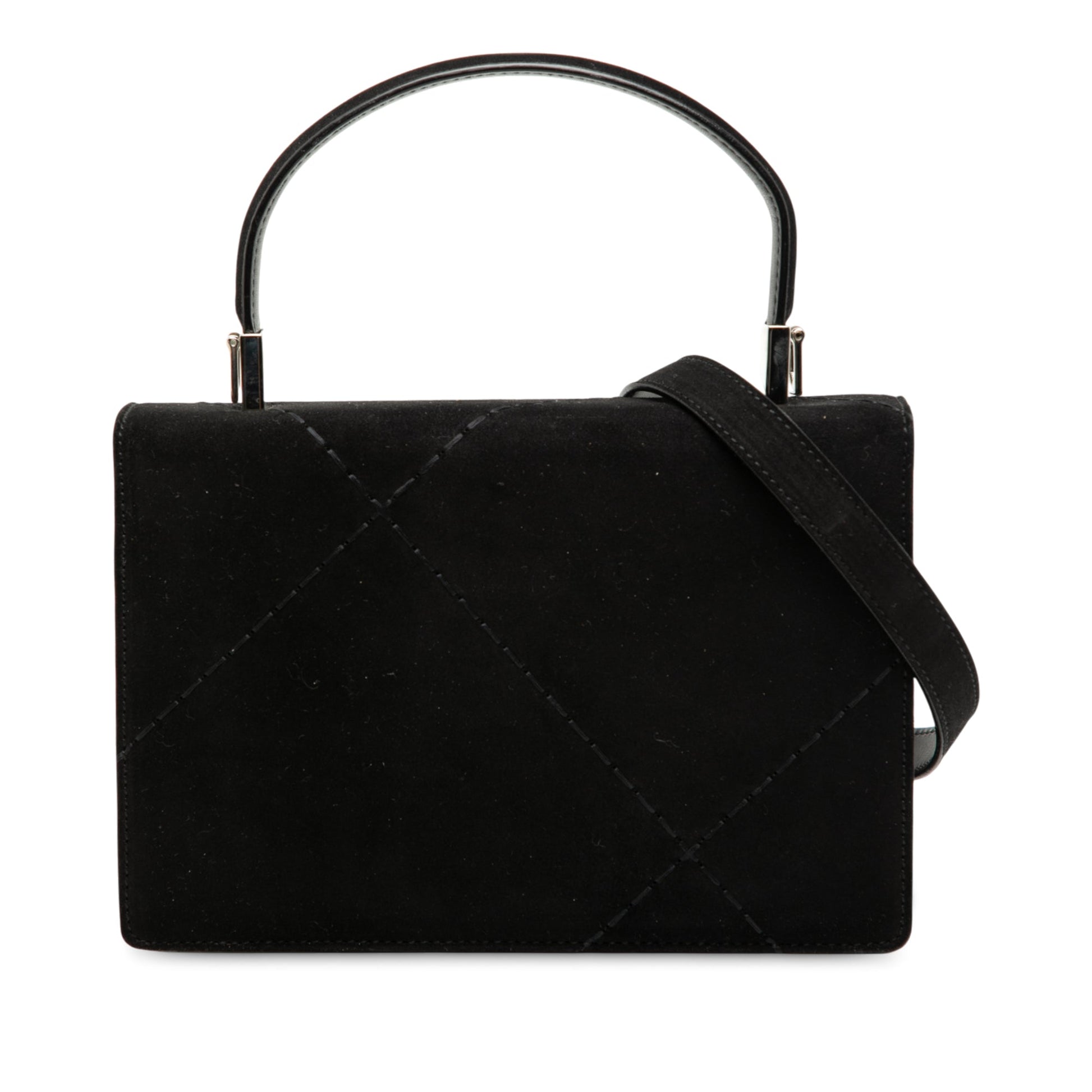 Ferragamo Suede Satchel