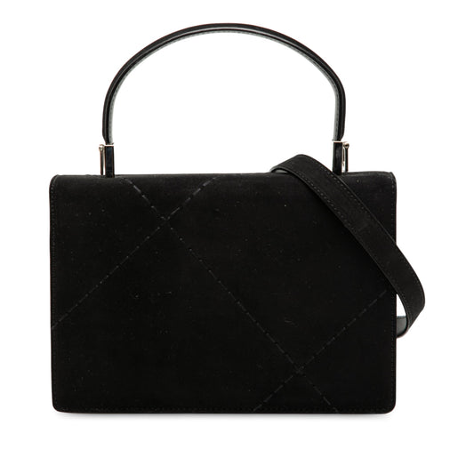 Ferragamo Suede Satchel