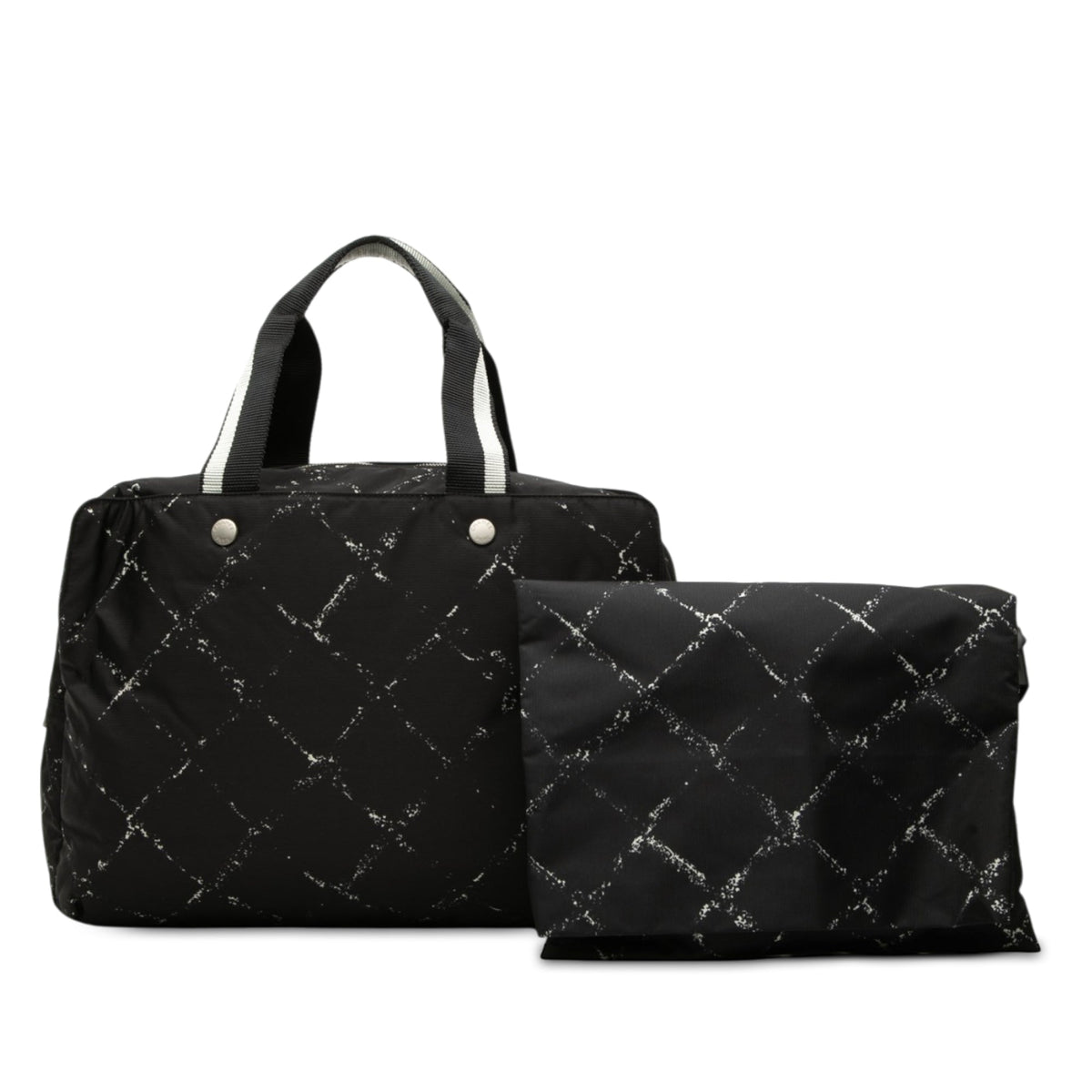 Chanel Old Travel Line Nylon Handbag