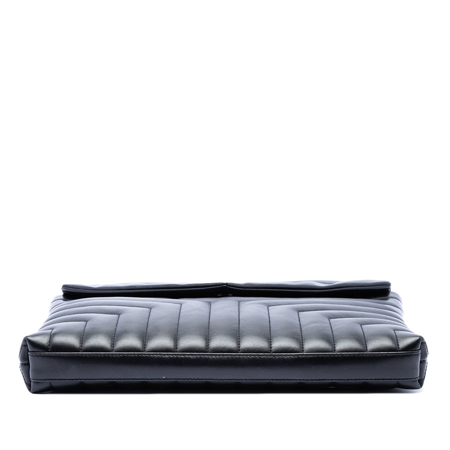 Saint Laurent Matelasse Calfskin Monogram LouLou Document Clutch