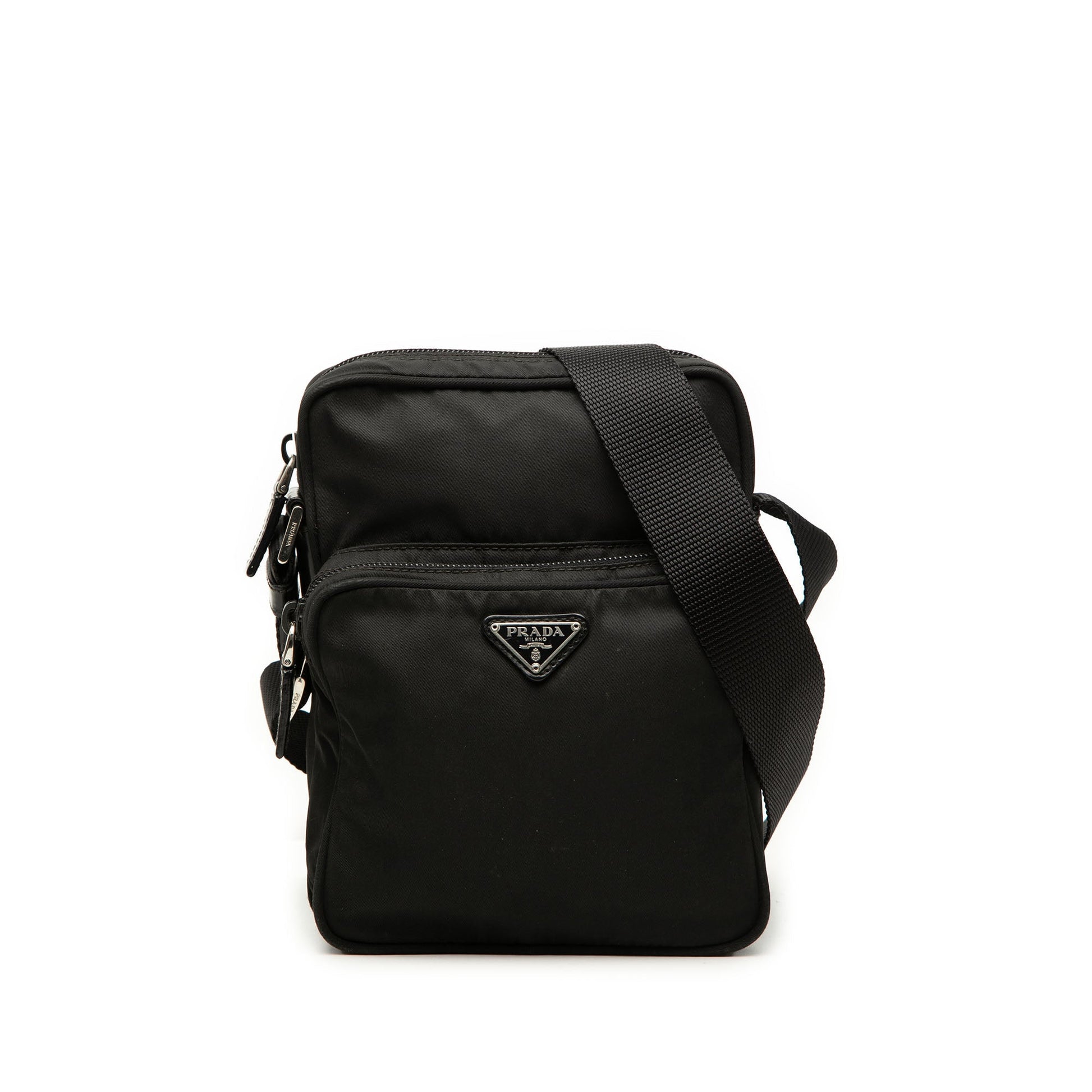 Prada Tessuto Zip Top Crossbody