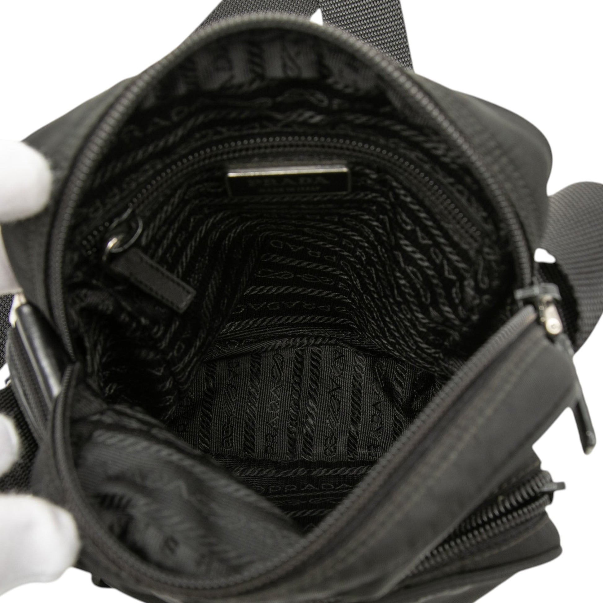 Prada Tessuto Zip Top Crossbody