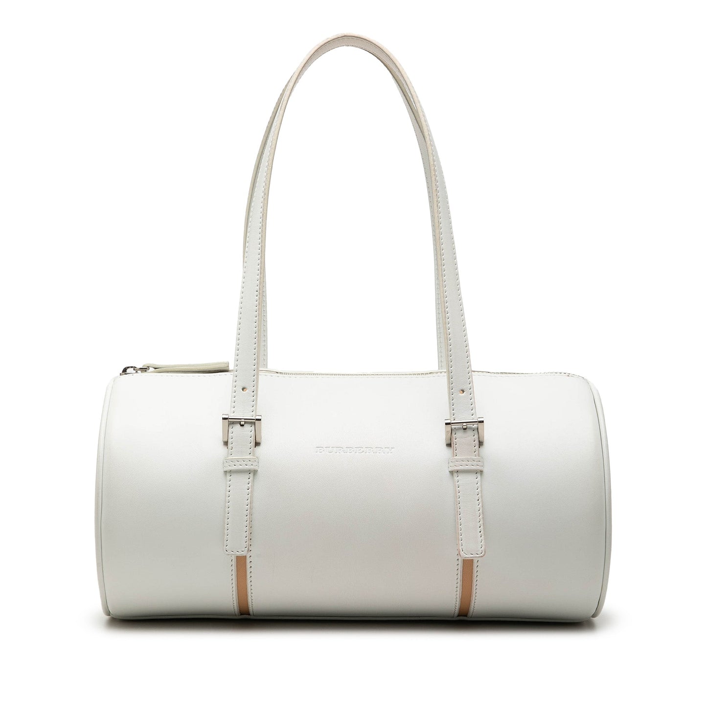 Burberry Leather Barrel Shoulder Bag