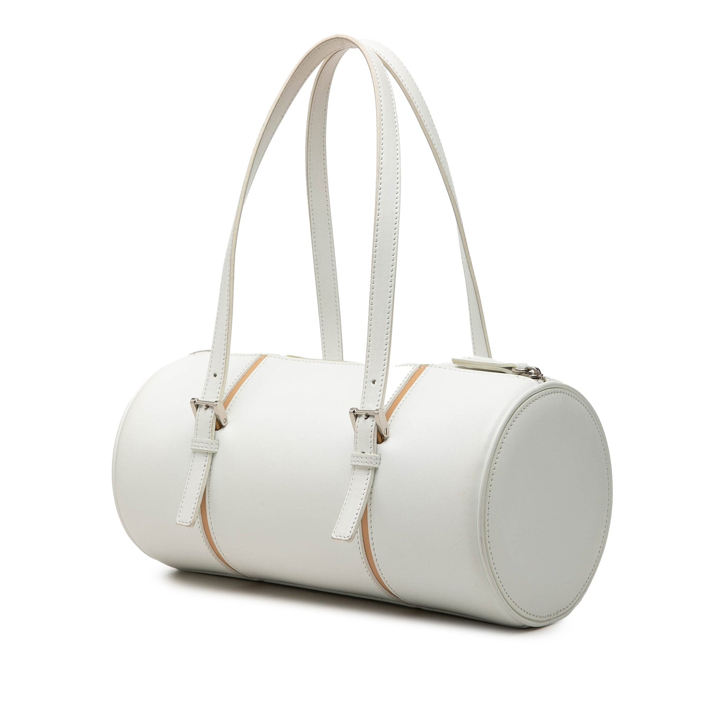 Burberry Leather Barrel Shoulder Bag