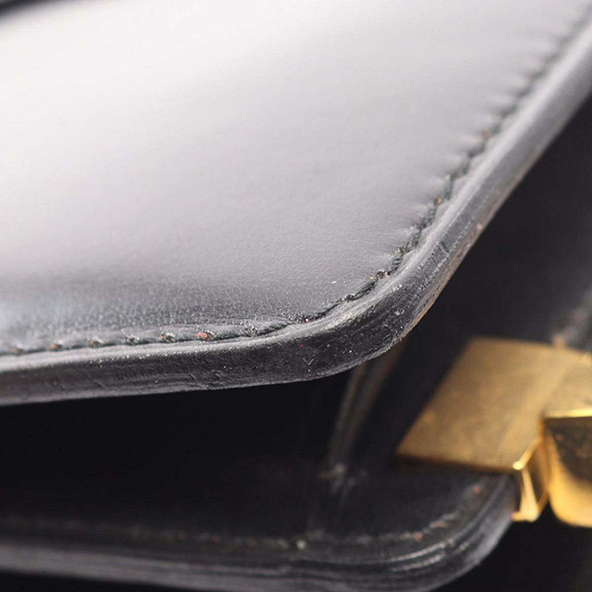 Celine Leather Shoulder Bag — Black