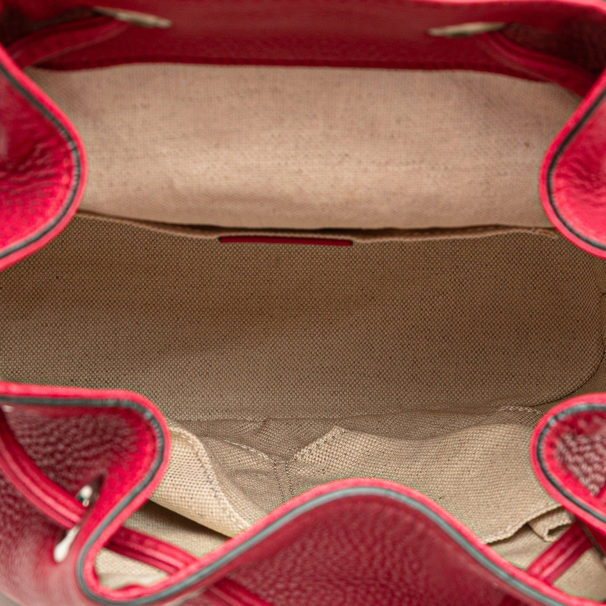 Gucci Leather Bamboo Daily Backpack