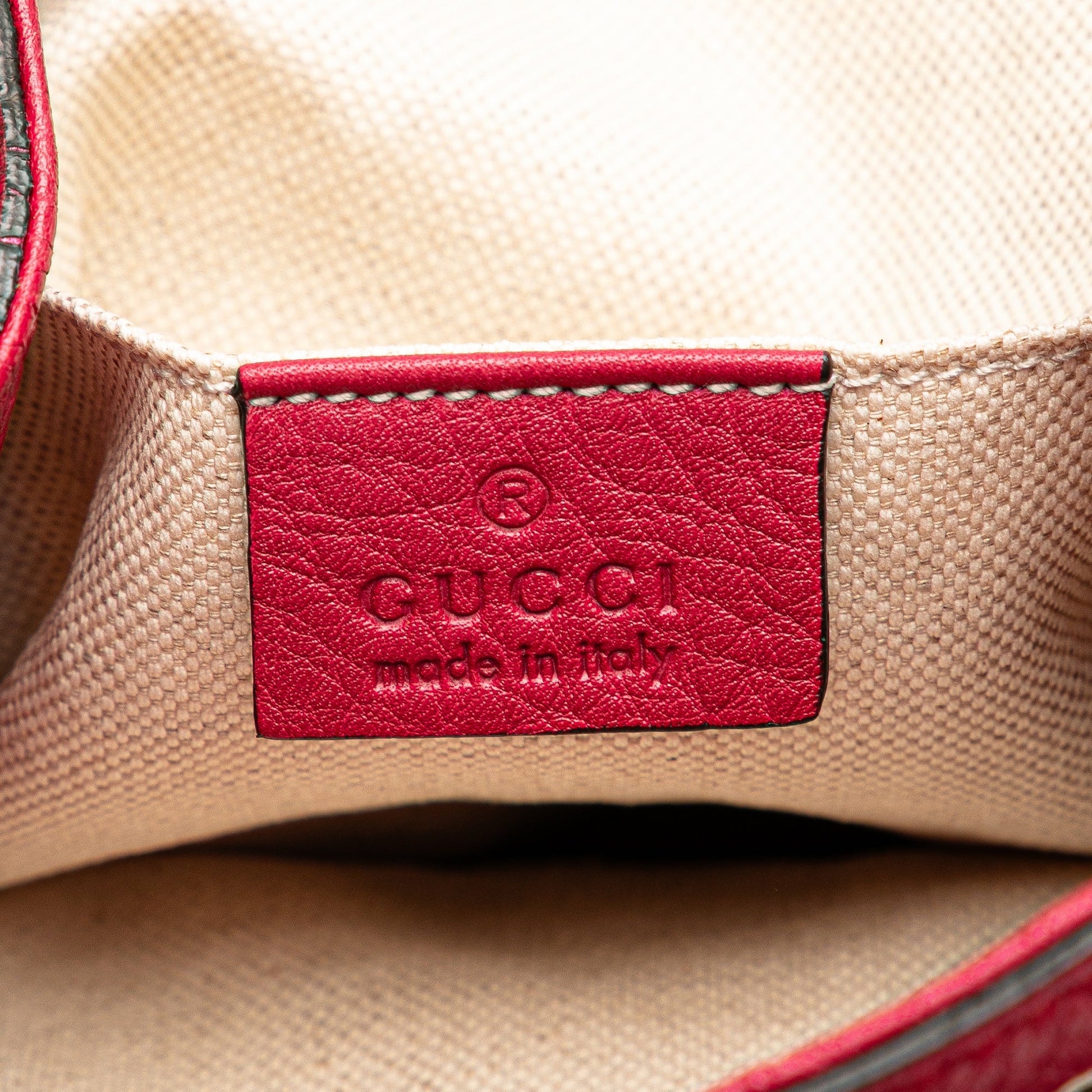 Gucci Leather Bamboo Daily Backpack