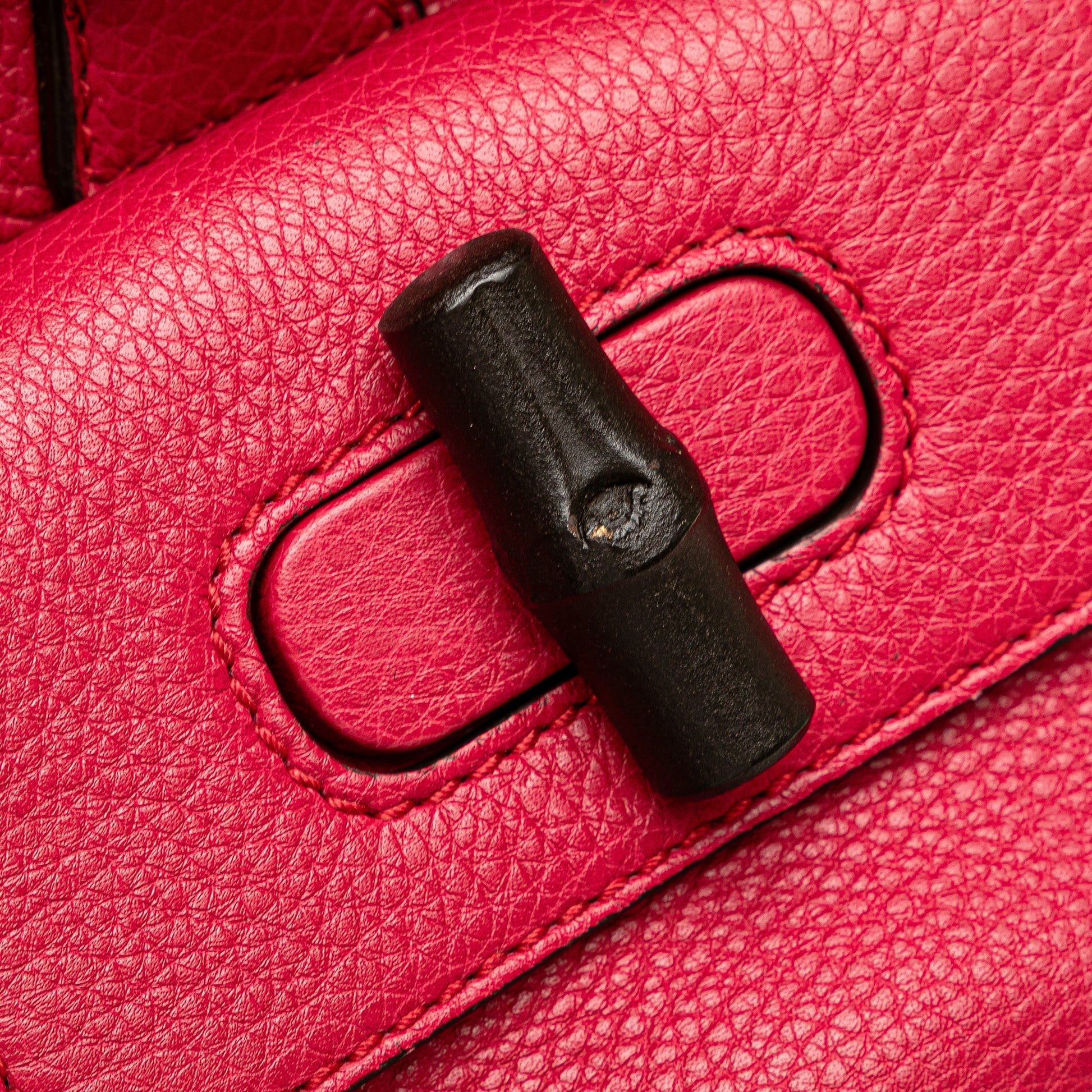 Gucci Leather Bamboo Daily Backpack