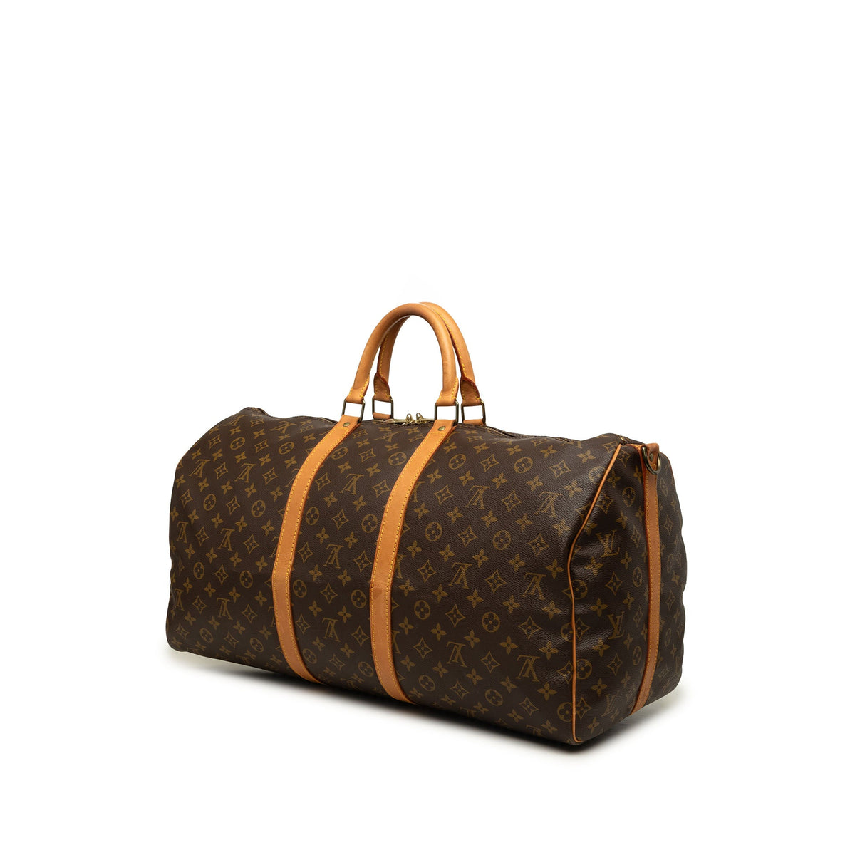 Louis Vuitton Monogram Keepall Bandouliere 55 — Brown