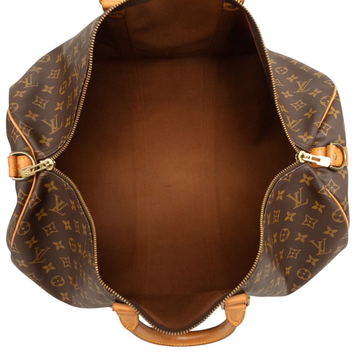 Louis Vuitton Monogram Keepall Bandouliere 55 — Brown