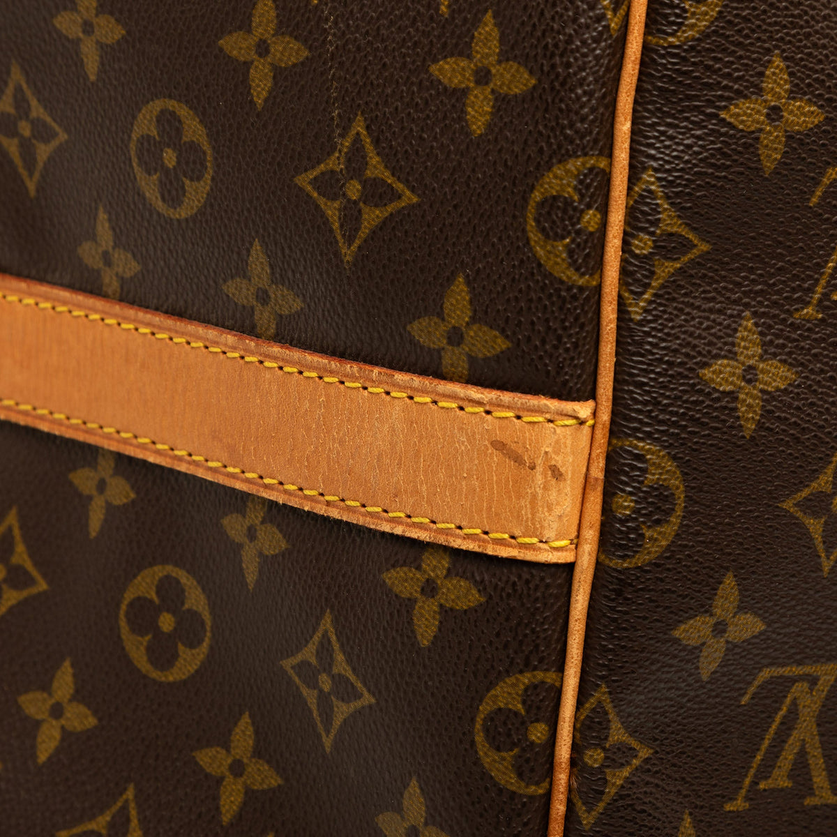 Louis Vuitton Monogram Keepall Bandouliere 55 — Brown