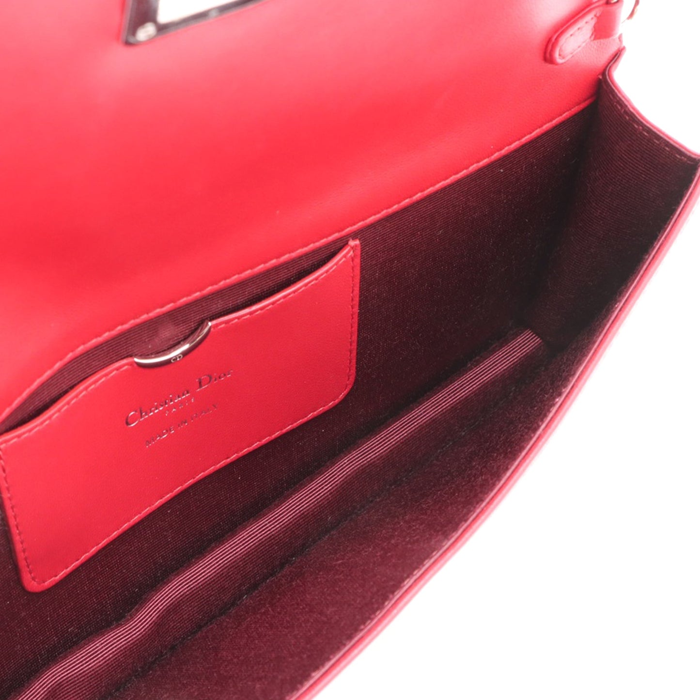 Dior Grained Calfskin Diorama Croisiere Wallet on Chain
