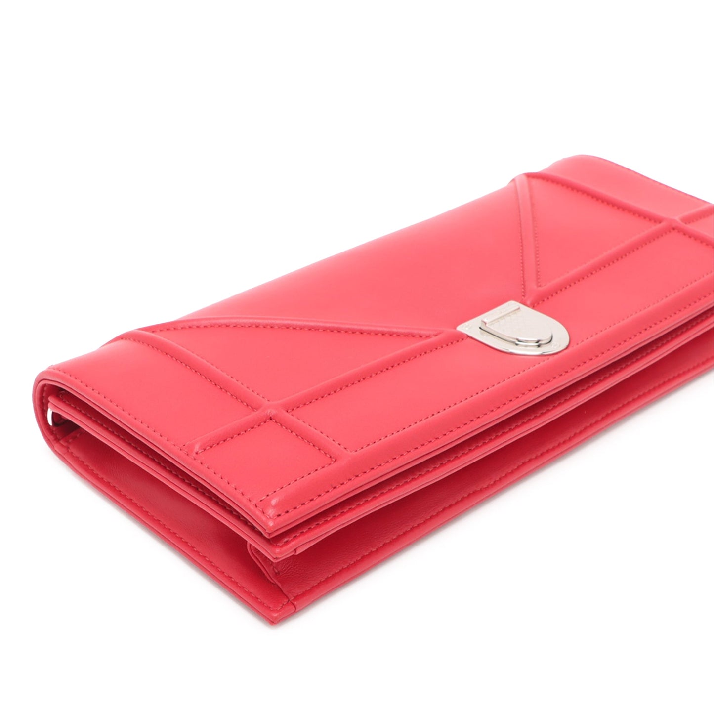 Dior Grained Calfskin Diorama Croisiere Wallet on Chain