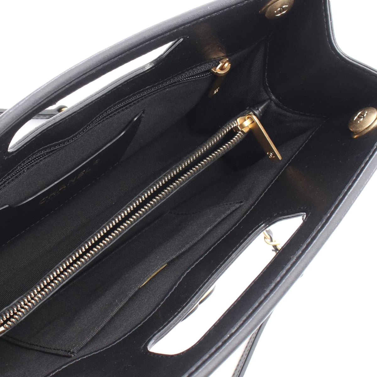 Chanel Small CC Quilted Lambskin Shopping Bag