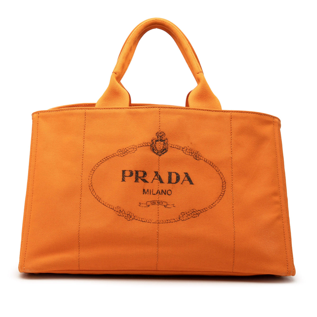 Prada Large Canvas Canapa Logo Tote