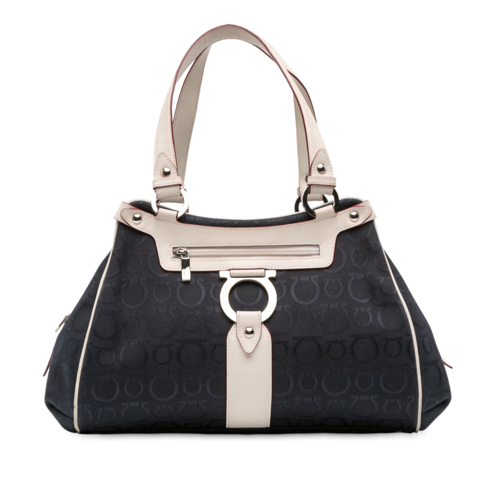 Ferragamo Gancini Canvas Shoulder