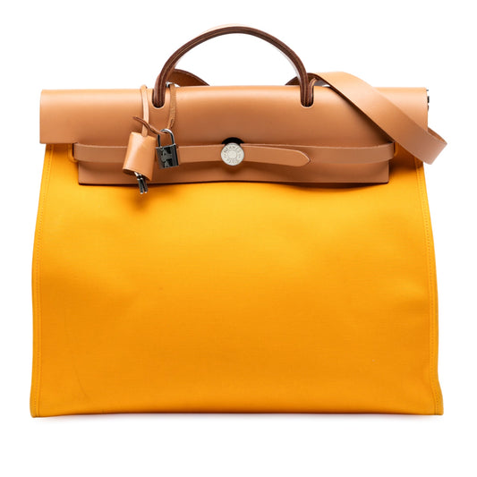 HermÃ¨s Toile Herbag Zip 39