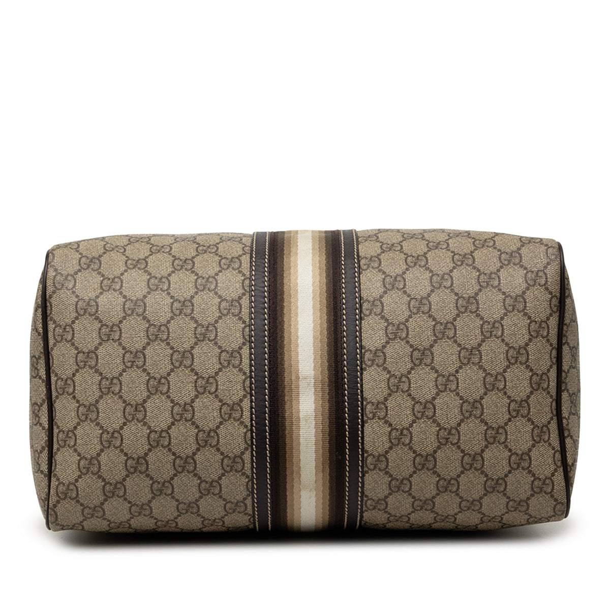 Gucci Medium GG Supreme Joy Web Boston Bag