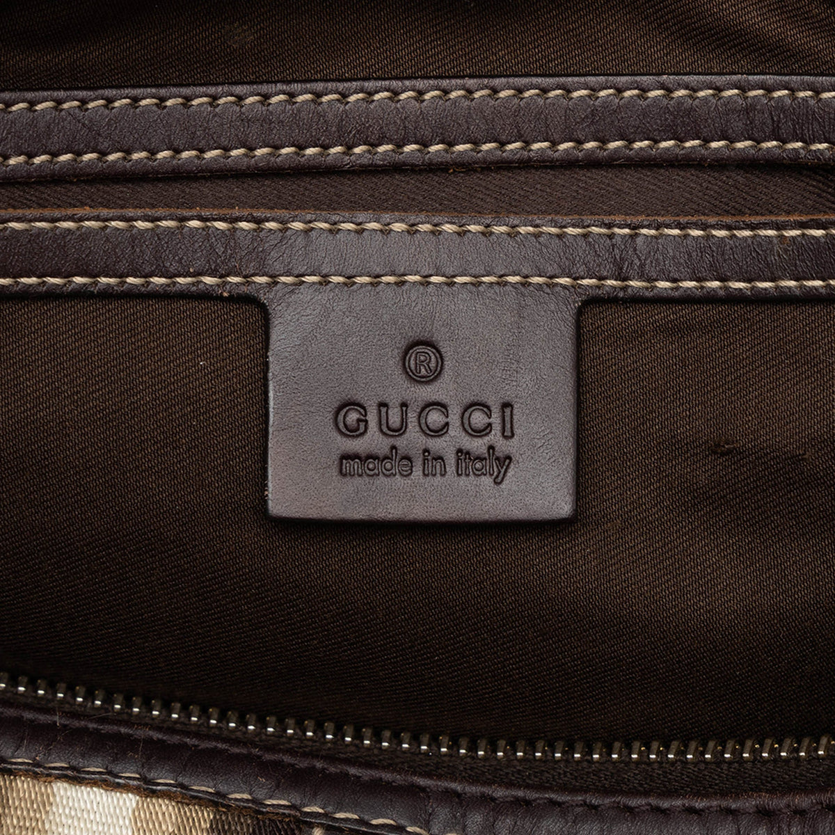 Gucci Medium GG Supreme Joy Web Boston Bag