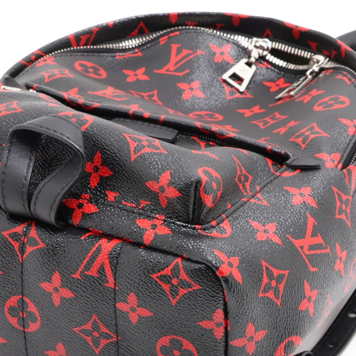 Louis Vuitton Limited Edition Monogram Infrarouge Mini Palm Springs — Black