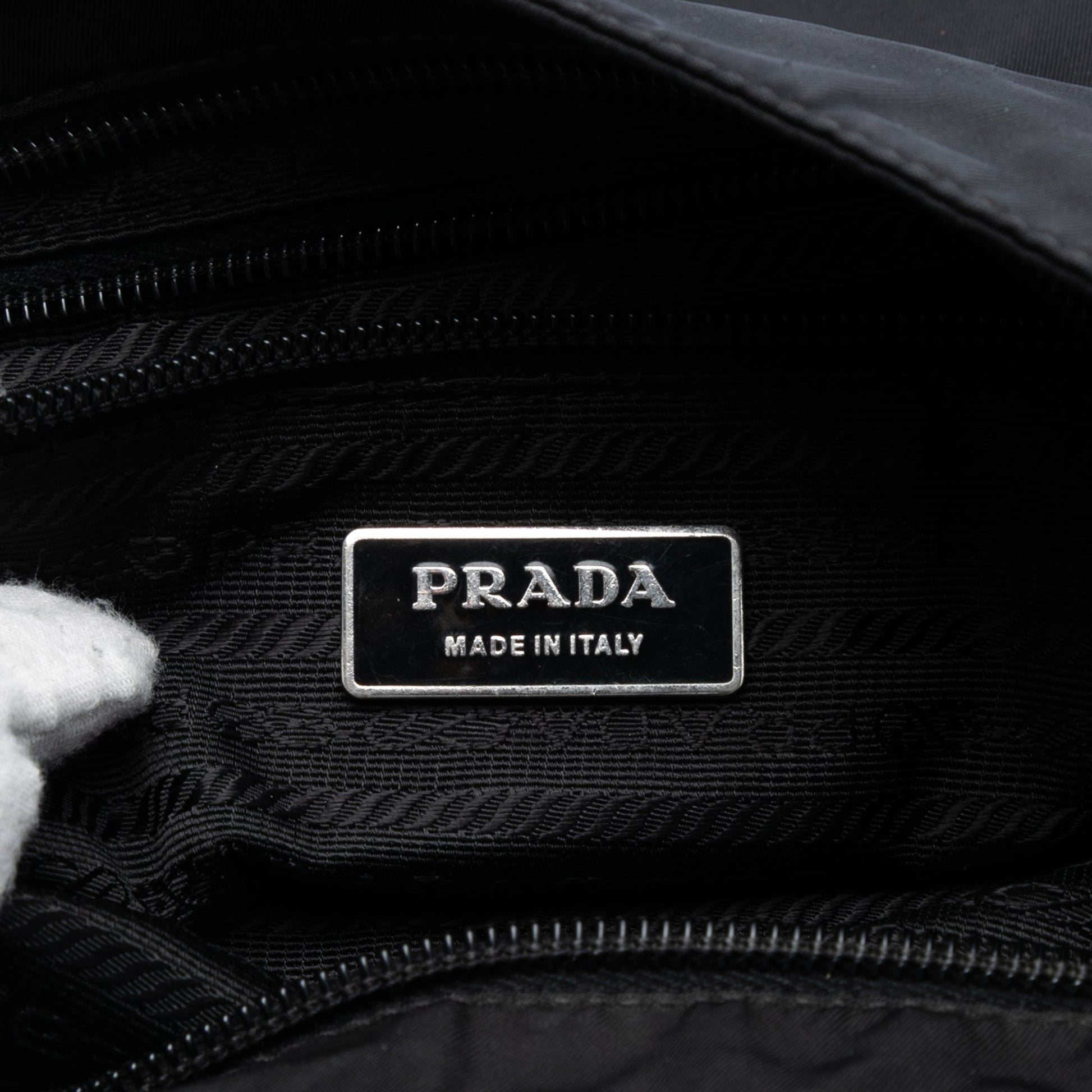 Prada Tessuto Zip Top Crossbody