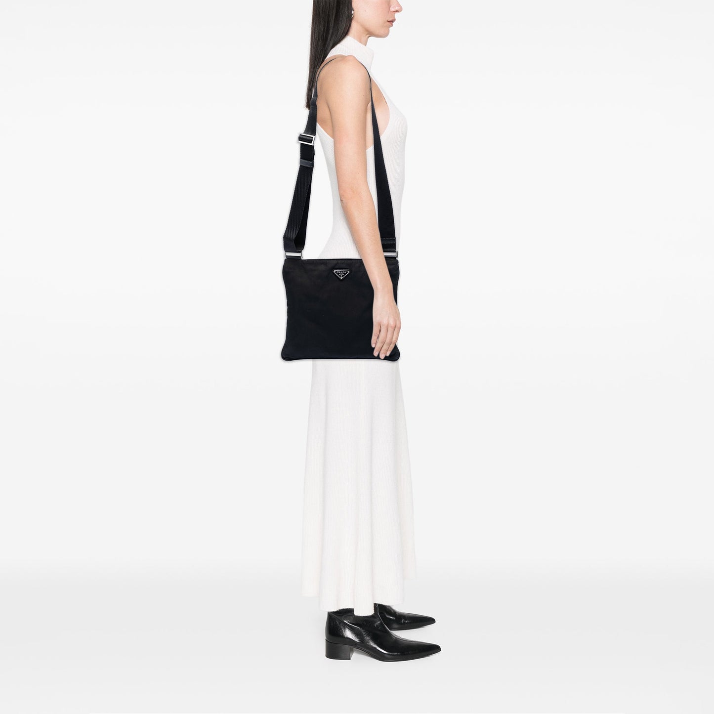 Prada Tessuto Zip Top Crossbody