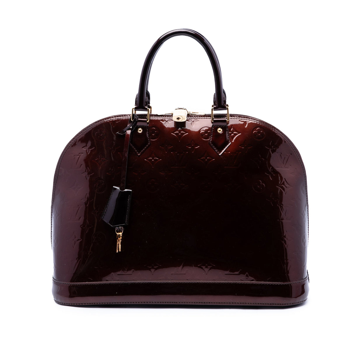 Louis Vuitton Monogram Vernis Alma GM — Purple