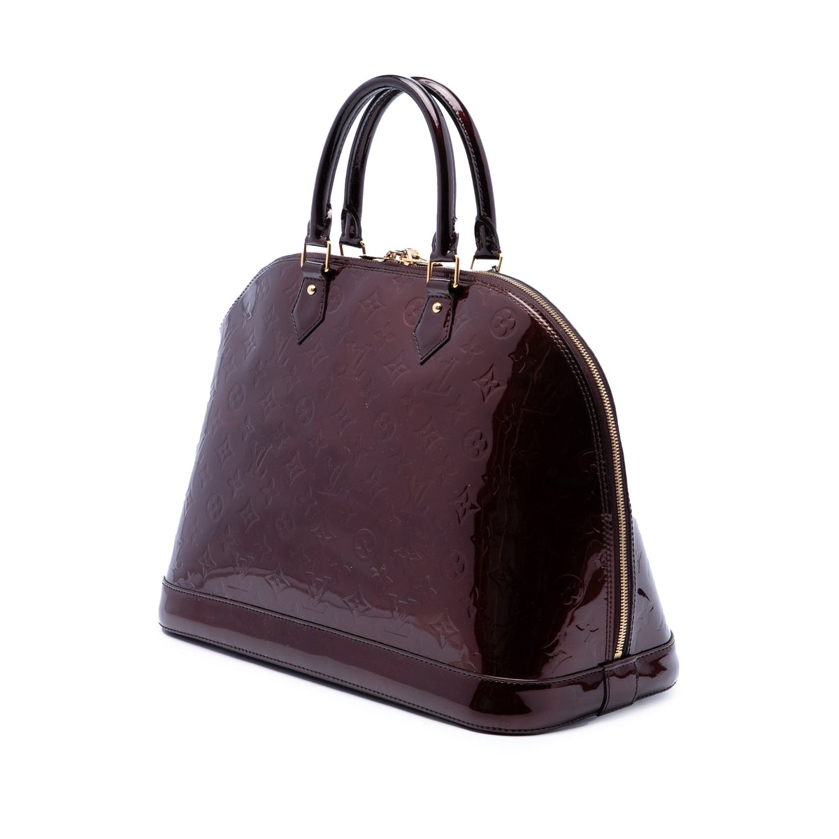 Louis Vuitton Monogram Vernis Alma GM — Purple