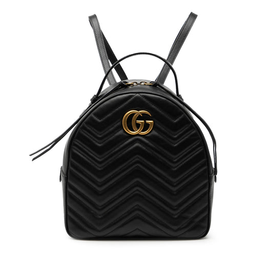 Gucci Small GG Marmont Matelasse Leather Backpack