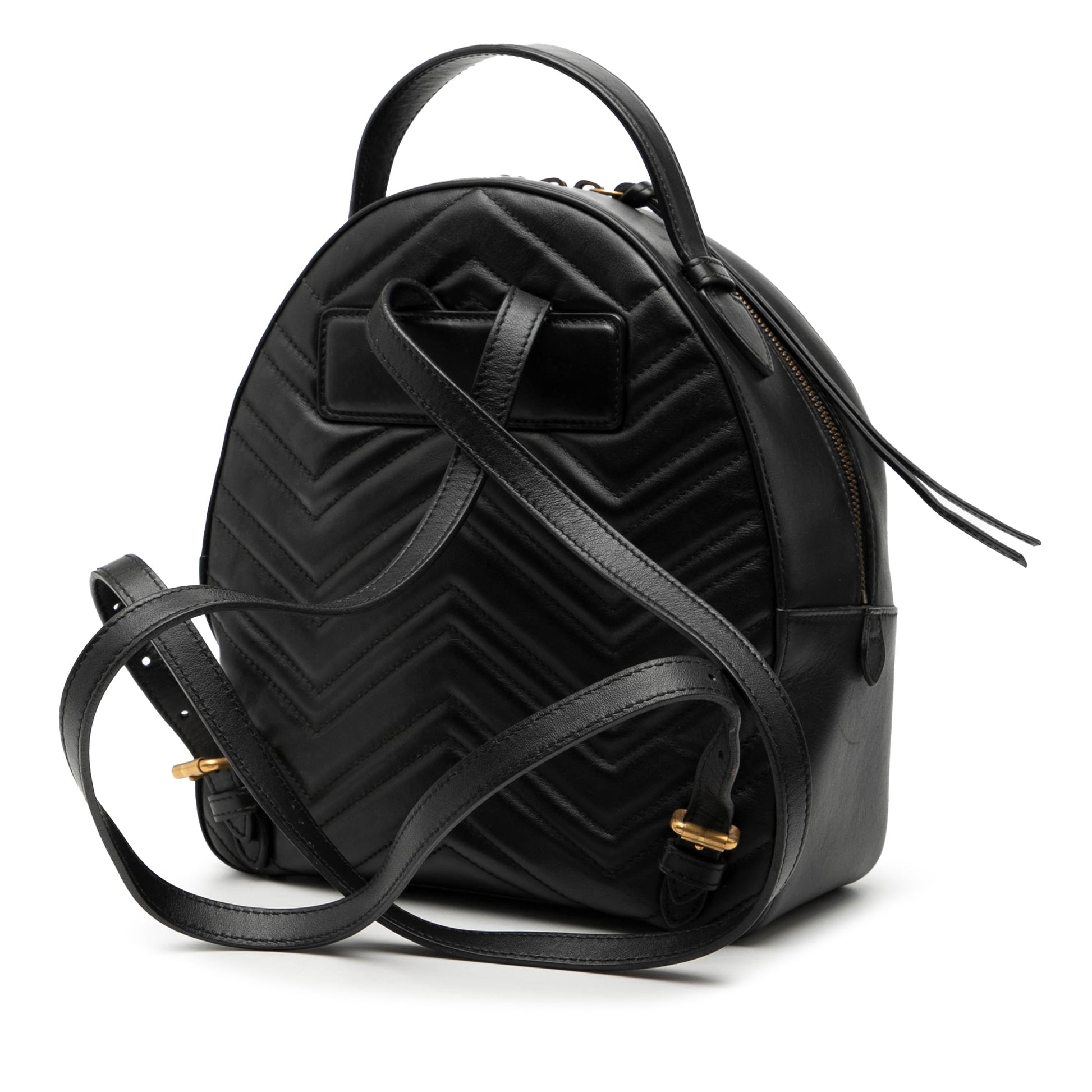 Gucci Small GG Marmont Matelasse Leather Backpack