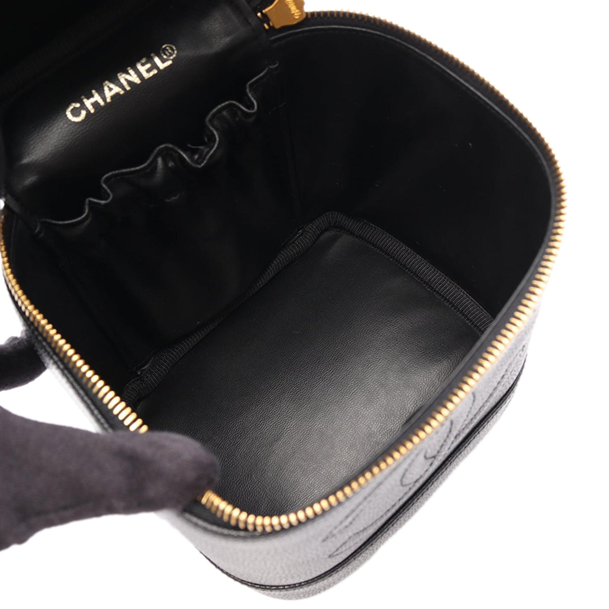 Chanel Caviar CC Vanity Bag