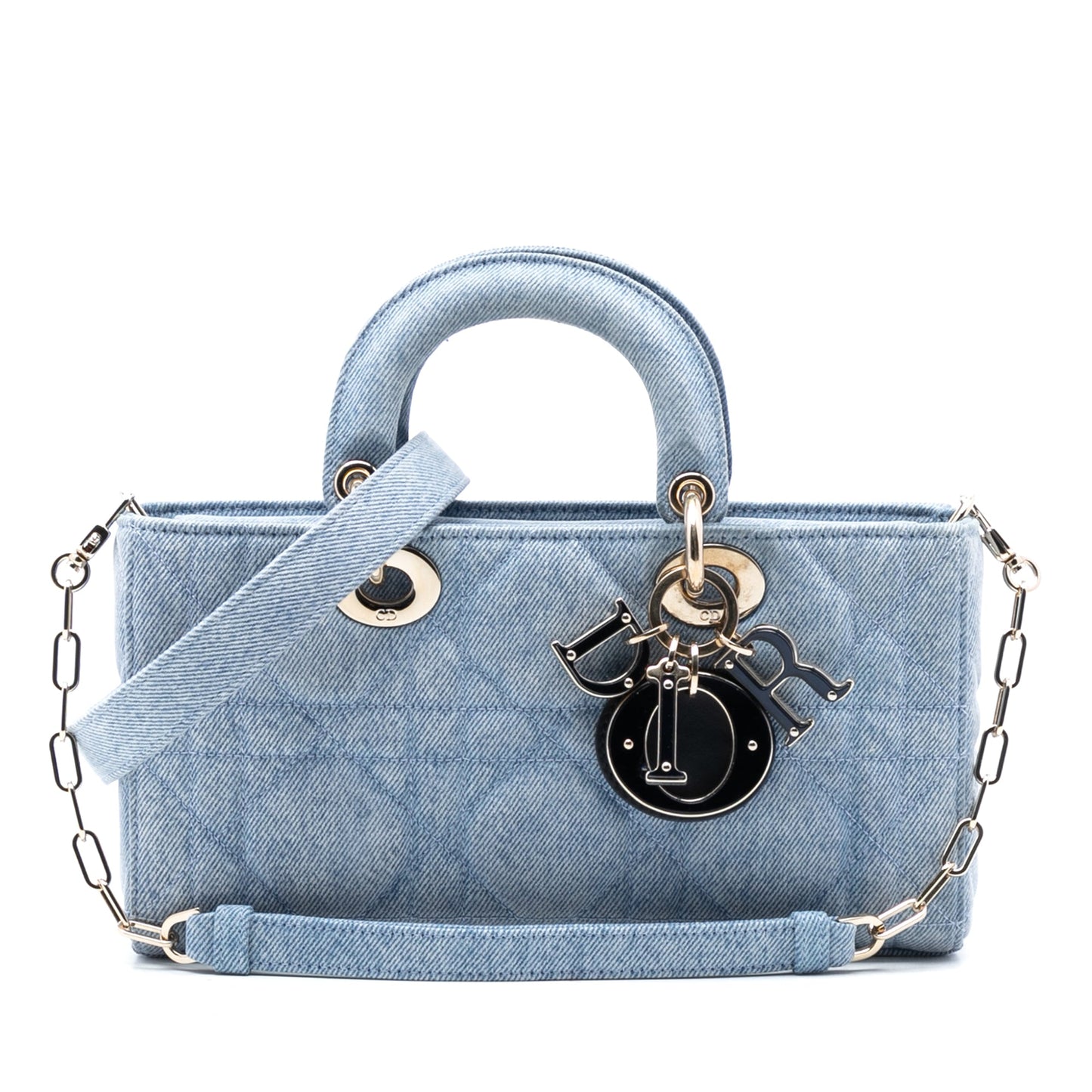 Dior Medium Denim Macrocannage Lady D Joy