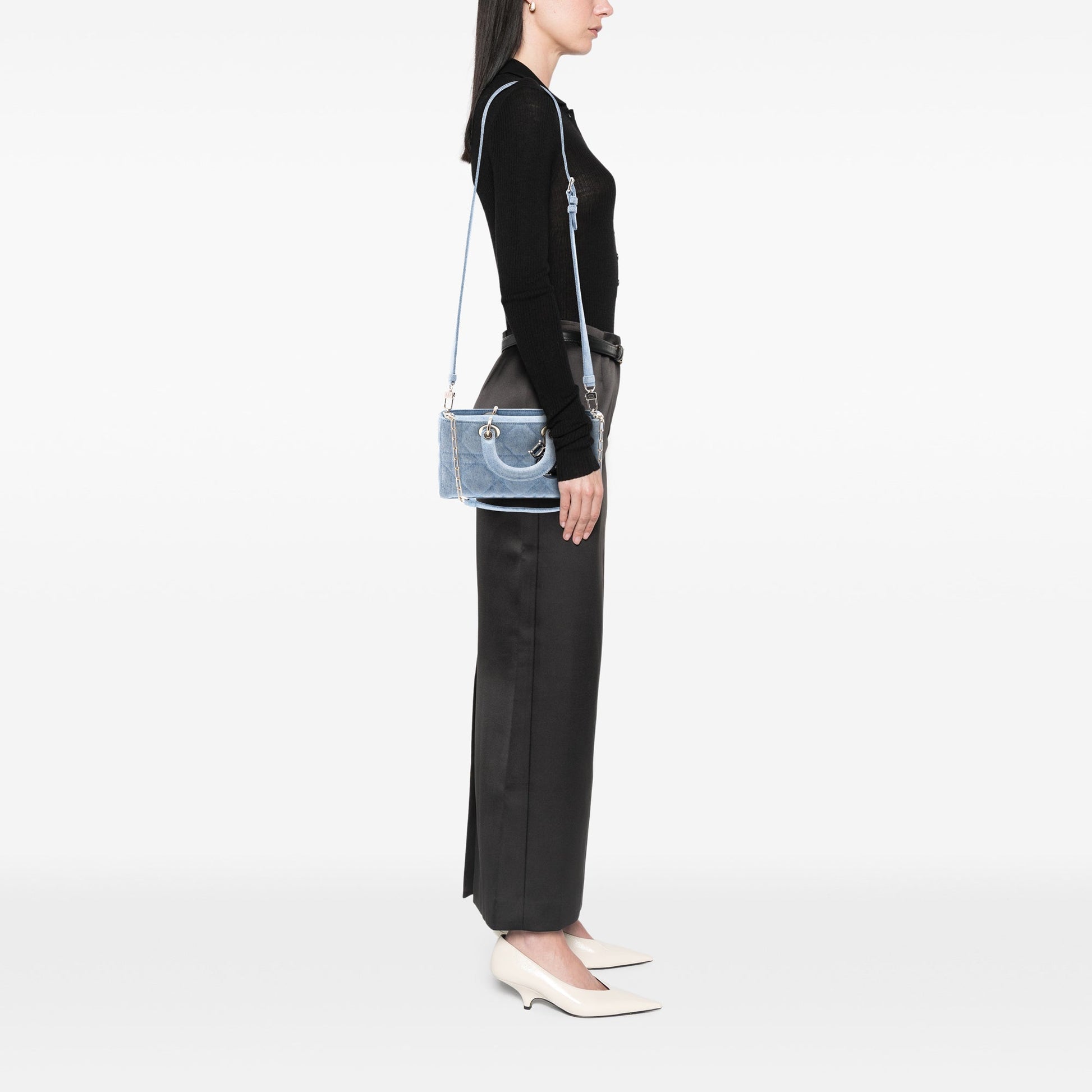 Dior Medium Denim Macrocannage Lady D Joy