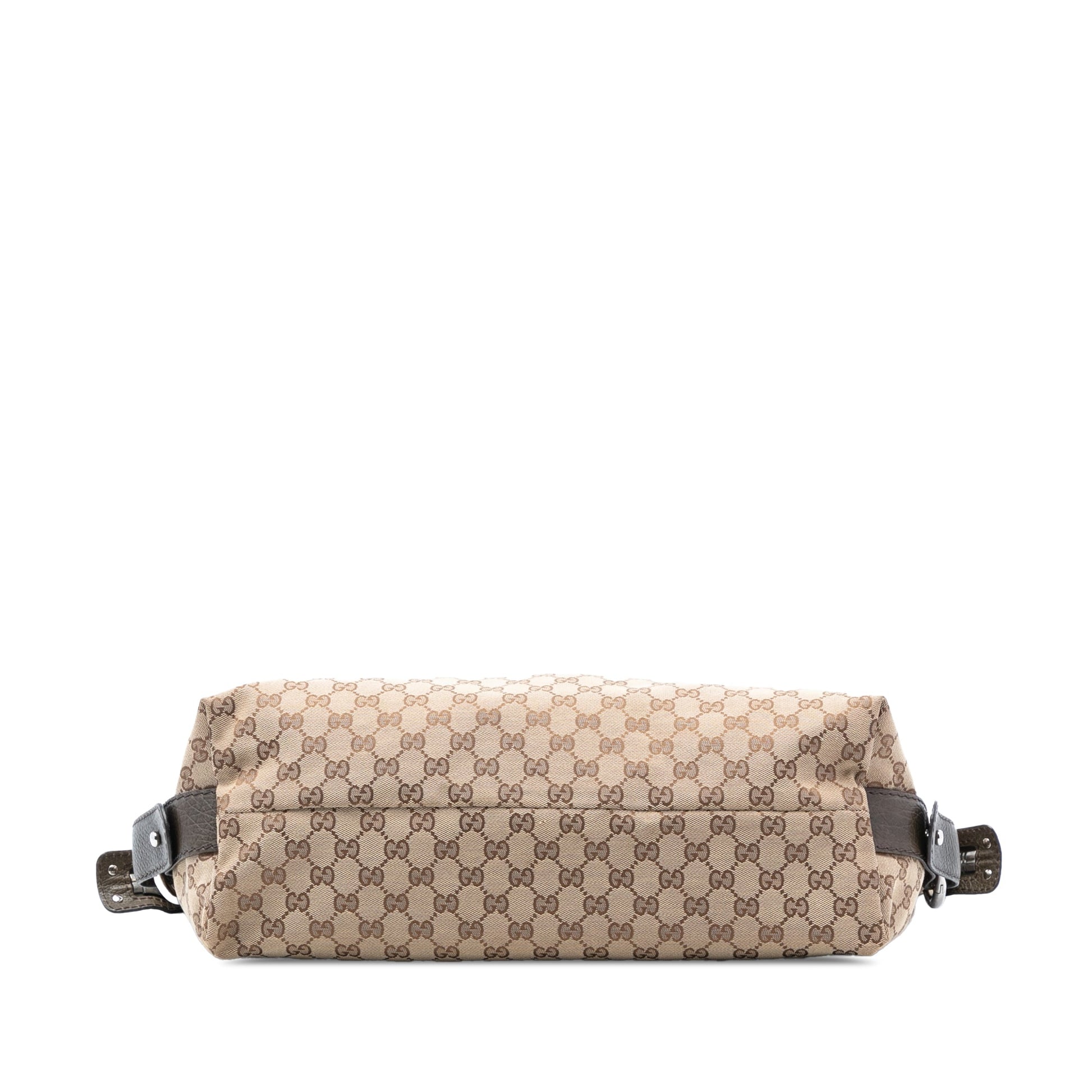 Gucci Medium GG Canvas Bamboo Bar Tote