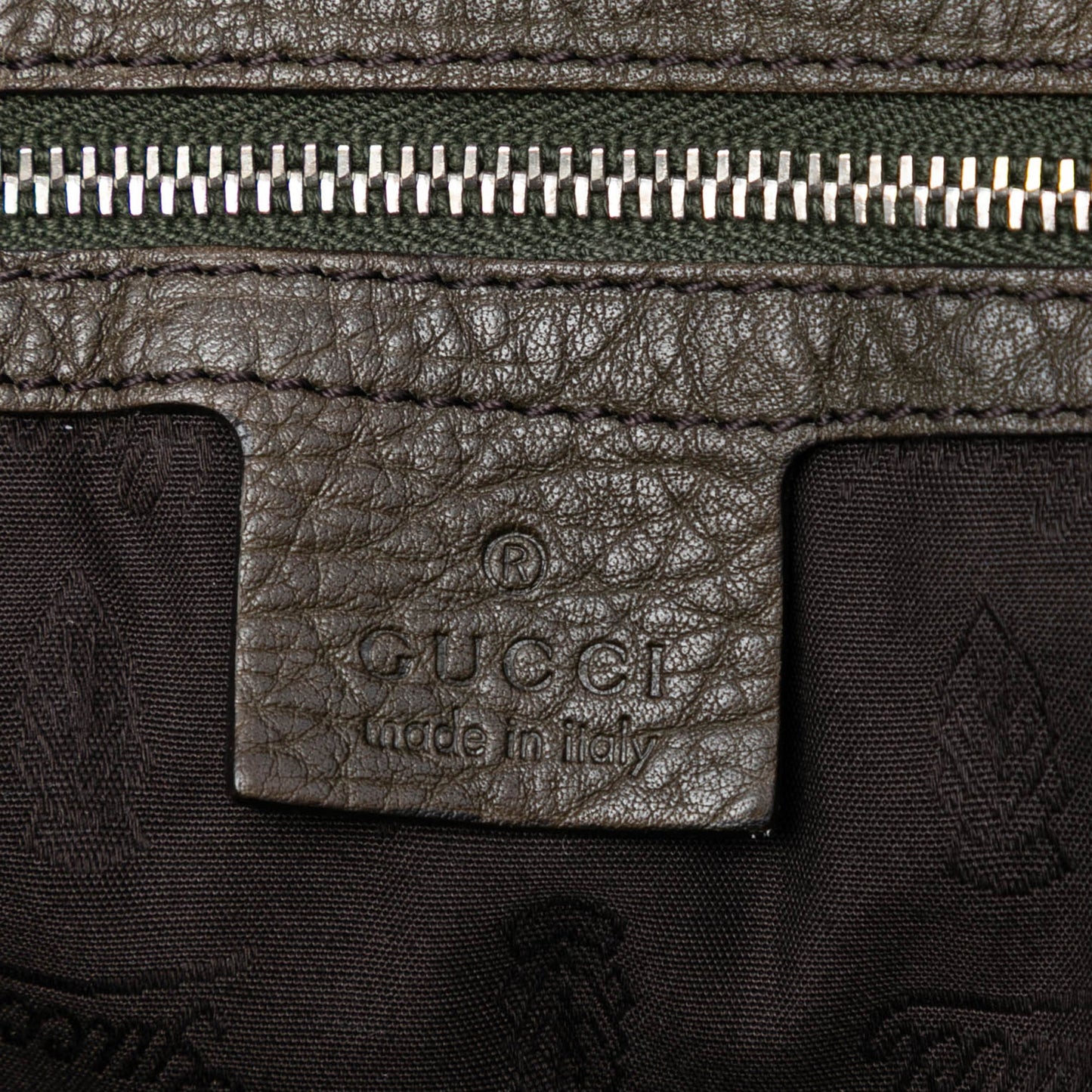 Gucci Medium GG Canvas Bamboo Bar Tote