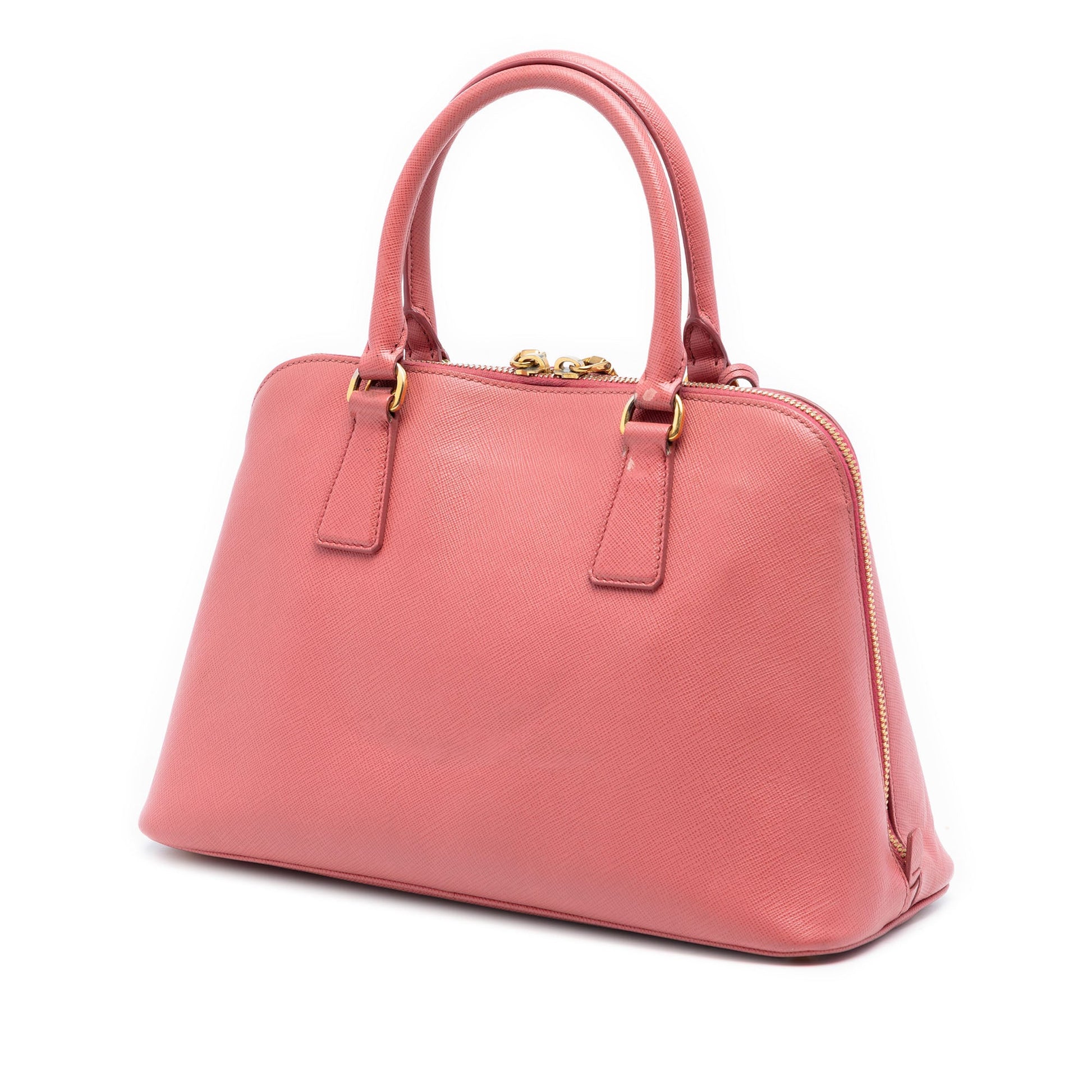 Prada Medium Saffiano Lux Promenade Satchel
