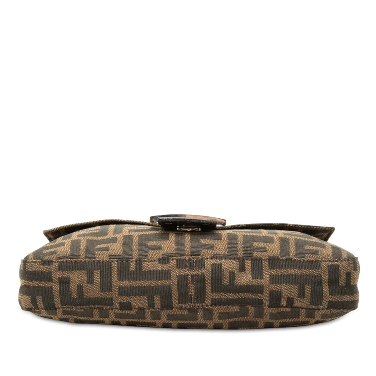 Fendi Zucca Canvas Baguette — Brown