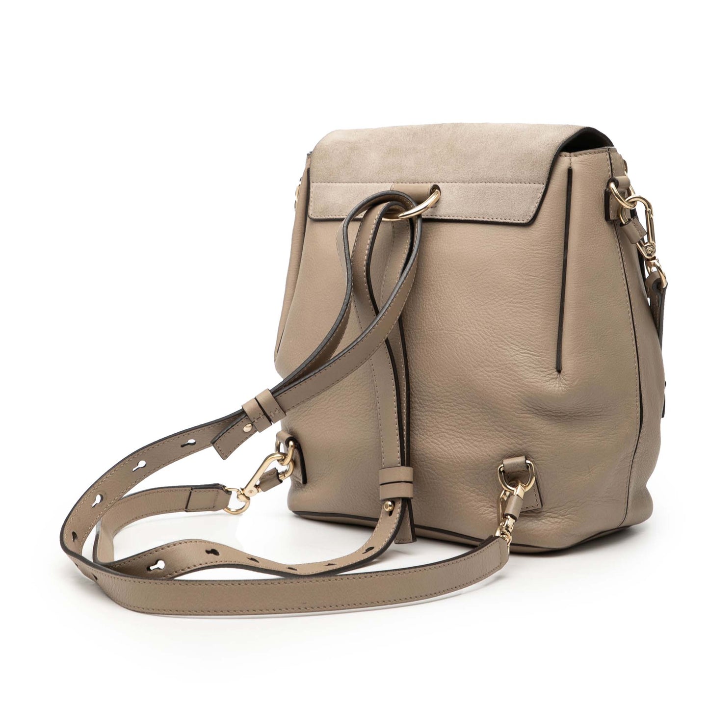 Chloé Medium Calfskin and Suede Faye Backpack