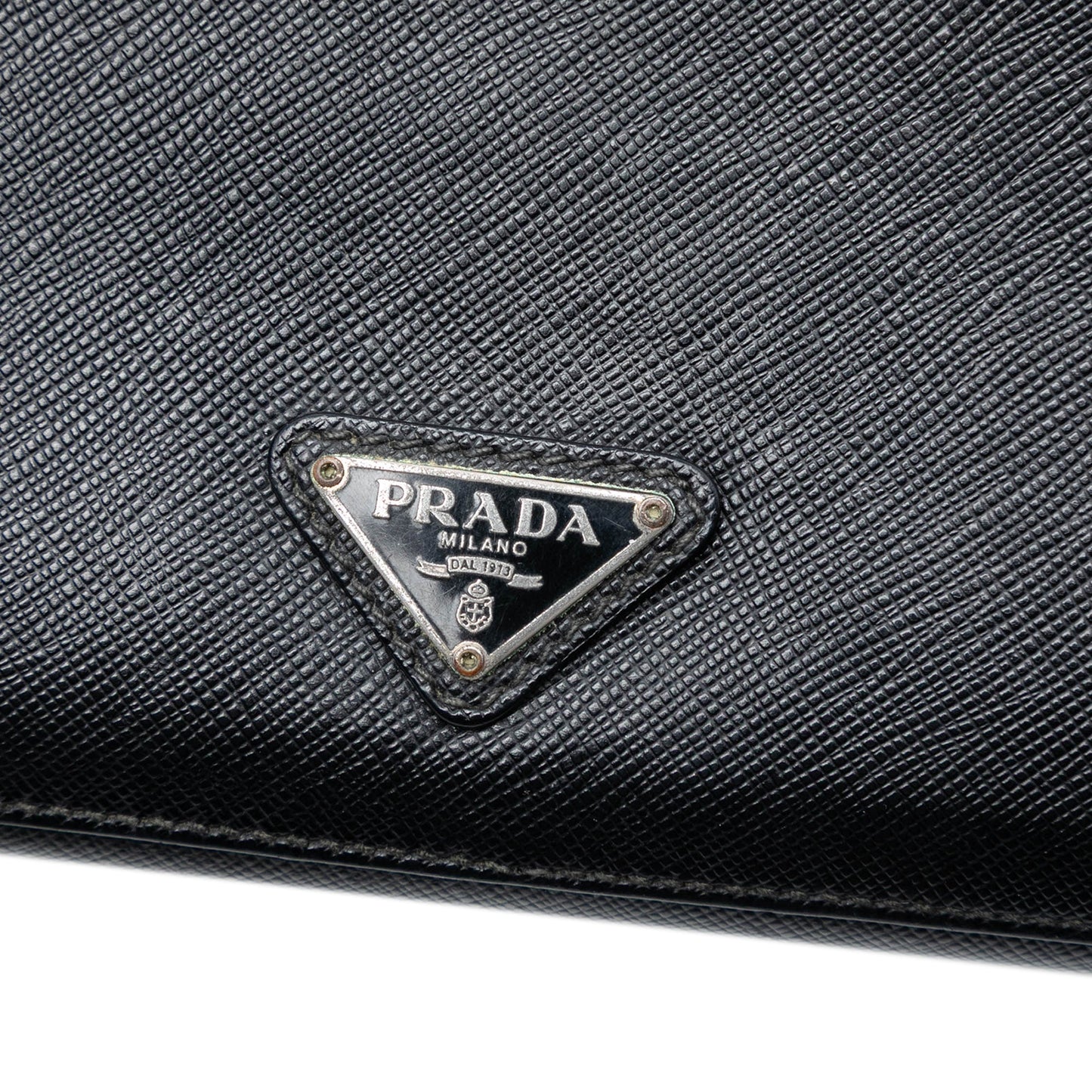 Saffiano Portfolio Zip Clutch